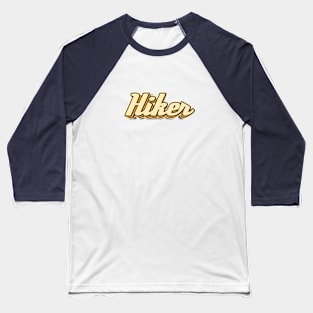 Hiker typography Baseball T-Shirt